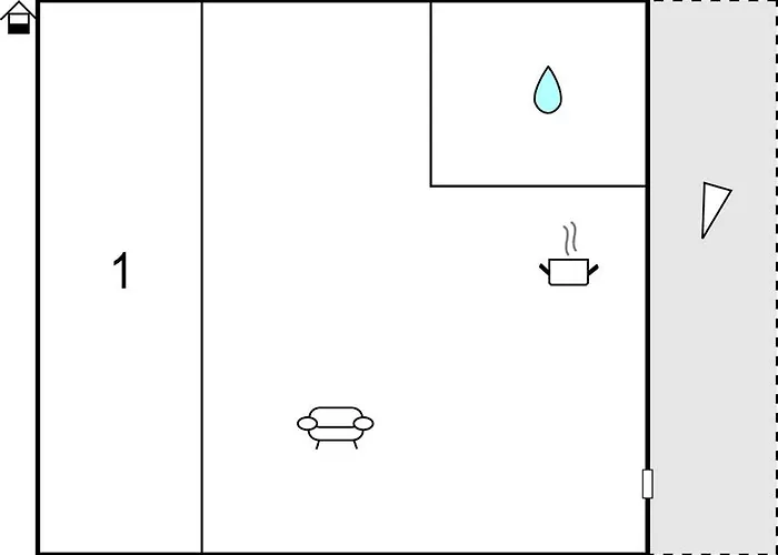1 Bedroom In Сasa de vacaciones